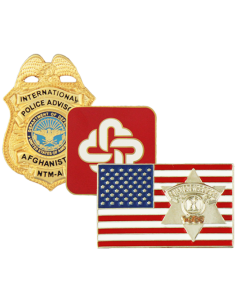 EPoliceSupply Custom Lapel Pins (1.01 to 1.25") Minimum Order: 100