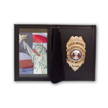 Perfect Fit Recessed Single ID Case - Dress Leather 