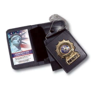 Perfect Fit 4 in 1 Single ID Badge Case & 30” Chain