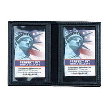 Perfect Fit Dress Leather Double ID Case