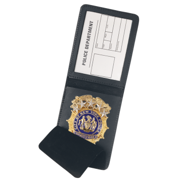 Strong Top Opening Badge Case - Duty Leather 