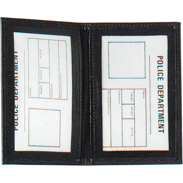 Strong Leather Side Open Double ID Case - Dress Leather