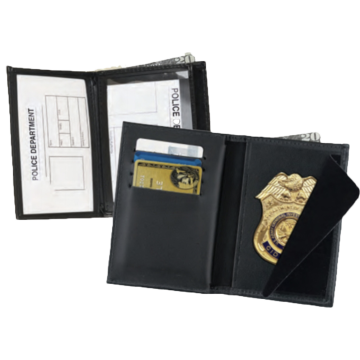 Strong Leather Double ID Badge Wallet 89940