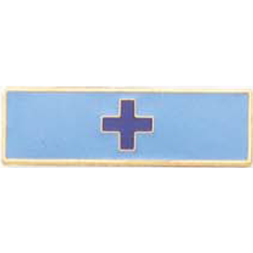 Blackinton A10110-LS Two Section Cross Engravable Commendation Bar (3/8")
