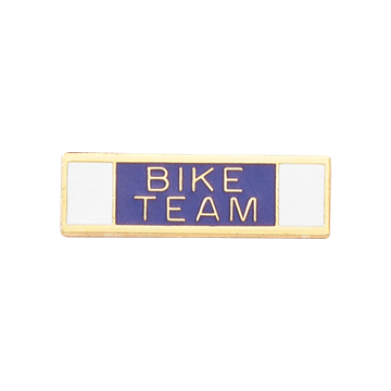 Blackinton A10341 Three Section Bike Team Recognition Bar (1-3/8" x 3/8")