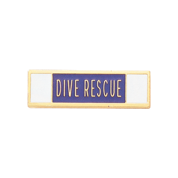 Blackinton A10342 Three Section Dive Rescue Commendation Bar (1-3/8" x 3/8")