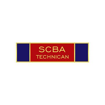 Blackinton A10344 Three Section SCBA Technician Commendation Bar (1-3/8" x 3/8")