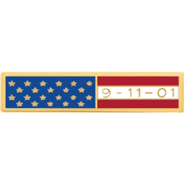 Blackinton A10471 September 11th Remembrance Bar (1-3/4" x 3/8")