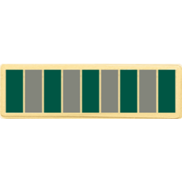 Blackinton A10794 Nine Section Service Recognition Bar (1-3/8" x 3/8")