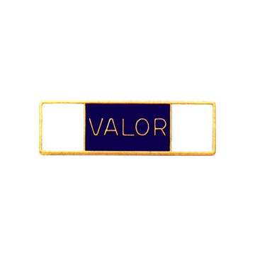 Blackinton A10808 Three Section Valor Commendation Bar (1-3/8" x 3/8")