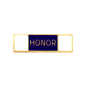 Blackinton A10812 Three Section Honor Commendation Bar (1-3/8" x 3/8")