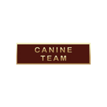 Blackinton A11177-B Canine Team Recognition Bar (1-3/8" x 3/8")