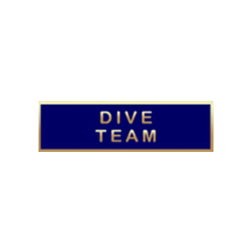 Blackinton A11177-E Dive Team Recognition Bar (1-3/8" x 3/8")