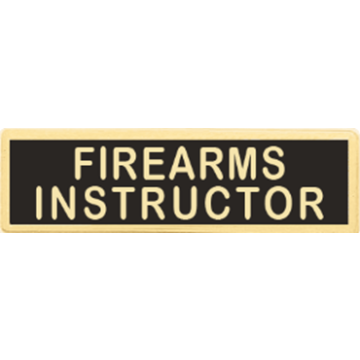 Blackinton A11177-M Firearms Instructor Recognition Bar (1-3/8" x 3/8")