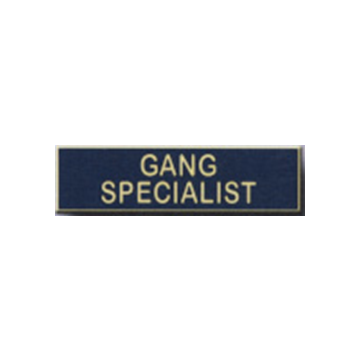 Blackinton A11177-N Gang Specialist Recognition Bar (1-3/8" x 3/8")