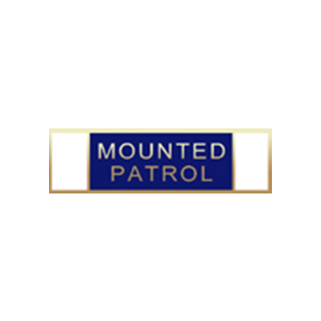 Blackinton A11223 Mounted Patrol Operations Recognition Bar (1-3/8" x 3/8")
