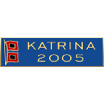 Blackinton A11286 Hurricane Katrina 2005 Commendation Bar (1-3/8" x 3/8")