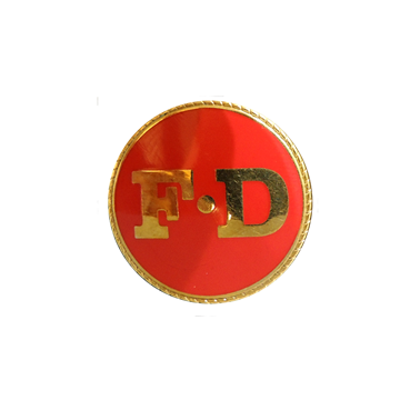 Blackinton A11303 Fire Department Seal w/ Roped Edge (15/16") Min Order: 2