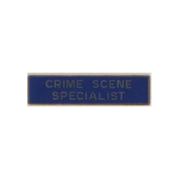 Blackinton A11354-A Crime Scene Specialist Commendation Bar (1-3/8" x 5/16")