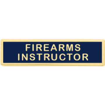 Blackinton A11354-C Firearms Instructor Commendation Bar (1-3/8" x 5/16")