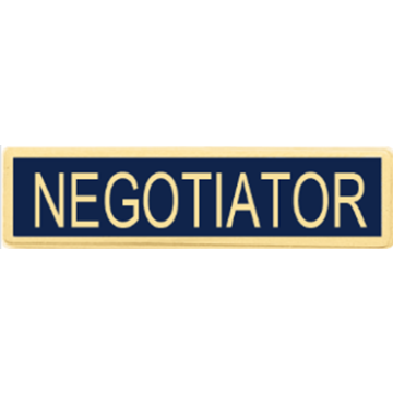 Blackinton A11354 Negotiator Commendation Bar (1-3/8" x 5/16")