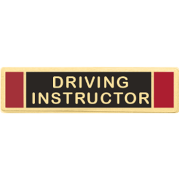 Blackinton A11446 Driving Instructor Recognition Bar (1-3/8" x 5/16")