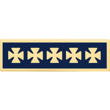 Blackinton A11554 Firefighter Year of Service Recognition bar (1-3/8" x 3/8")