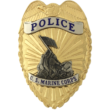 Blackinton A11644 U.S. Marine Corps Police Shield