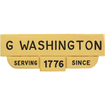 Blackinton A11740 Quality Custom Name Bar (2-1/2" x 9/16")