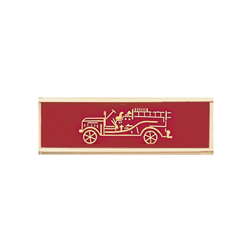 Blackinton A11755 Fire Truck Commendation Bar (1-3/8" x 3/8")