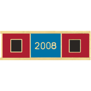 Blackinton A11771 Hurricane 2008 Recognition Bar (1-3/8" x 3/8")