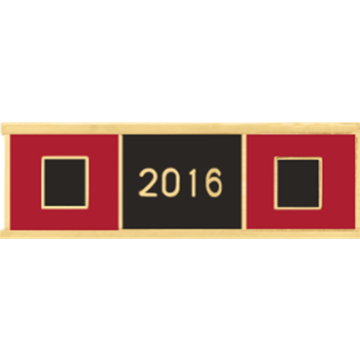 Blackinton A11832-A Hurricane Response 2016 Commendation Bar (1-3/8" x 3/8")