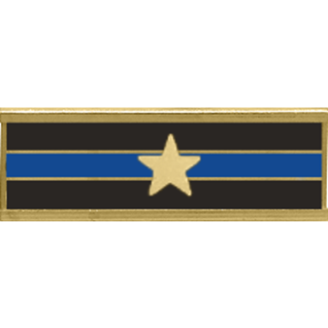 Blackinton A11850 Three Section Recognition Bar with Star (1-3/8" x 3/8")