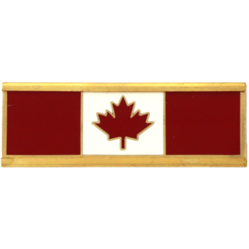 Blackinton A11914 Canadian Maple Leaf Commendation Bar (1-3/8" x 3/8")