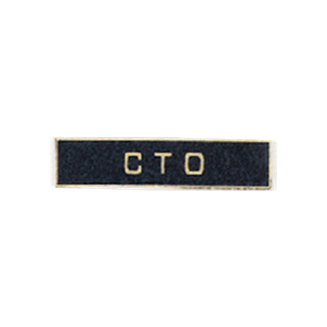 Blackinton A11978 CTO Commendation Bar (1-3/8" x 5/16")