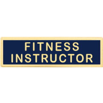 Blackinton A12012 Fitness Instructor Recognition Bar (1-3/8" x 3/8")