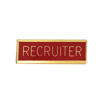 Blackinton A12230 Recruiter Commendation Bar (1-3/8" x 3/8")