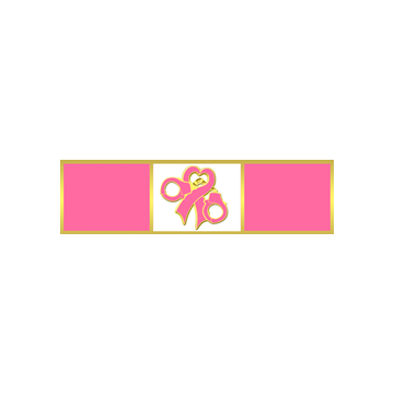 Blackinton A12234 Breast Cancer Awareness Commendation Bar (1-3/8" x 3/8")