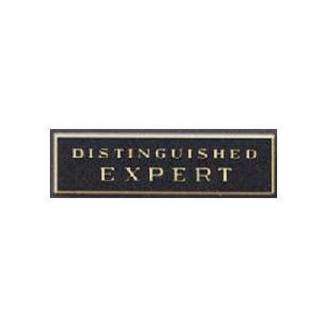 Blackinton A12286 Distinguished Expert Commendation Bar (1-3/8" x 3/8")