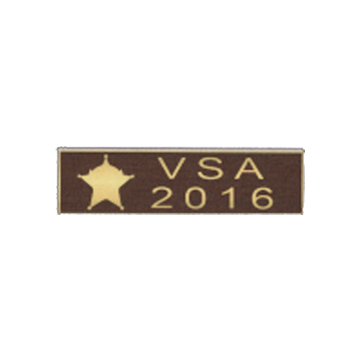 Blackinton A12506 VSA 2016 Commendation Bar (1-3/8" x 3/8")