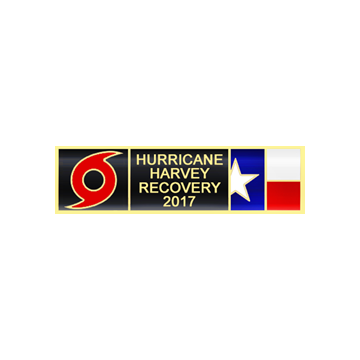 Blackinton A12615 Hurricane Harvey 2017 Commendation Bar (1-3/8" x 3/8")
