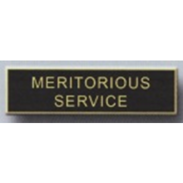Blackinton A12752 One Section Meritorious Service Commendation Bar (1-3/8" x 3/8")