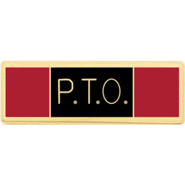 Blackinton A12871 Three Section P.T.O. Commendation Bar (1-3/8" x 3/8")