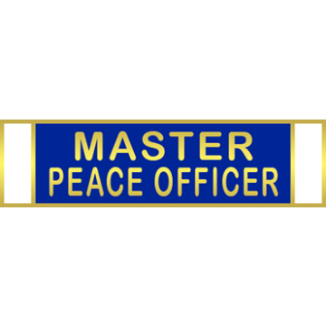 Blackinton A12991 Master Peace Officer Commendation Bar (1-3/8" x 3/8")