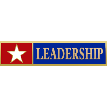 Blackinton A13088 Three Section Leadership with Star Commendation Bar (1-3/8" x 5/16")