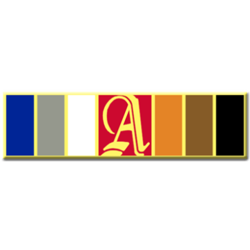 Blackinton A13185 Seven Section Commendation Bar with Decorative "A" (1-3/4" x 3/8")