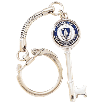 Blackinton A2337-K Customizable Locking Key Ring