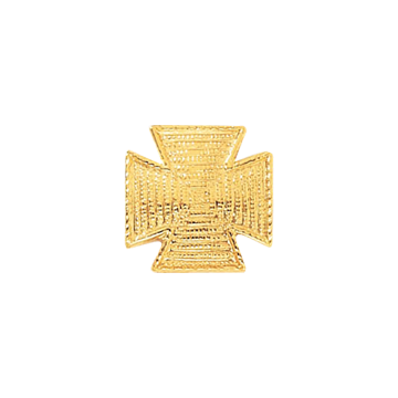 Blackinton A2493 Textured Maltese Cross Lapel Pin