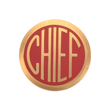 Blackinton A2813-A Chief Collar Lapel Pin (15/16") Min Order: 2