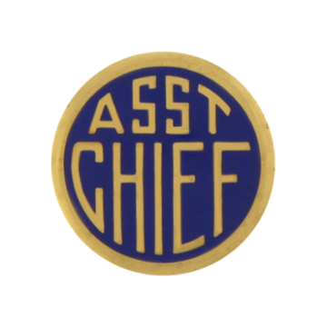 Blackinton A2813-B Assistant Chief Collar Lapel Pin (15/16") Min Order: 2